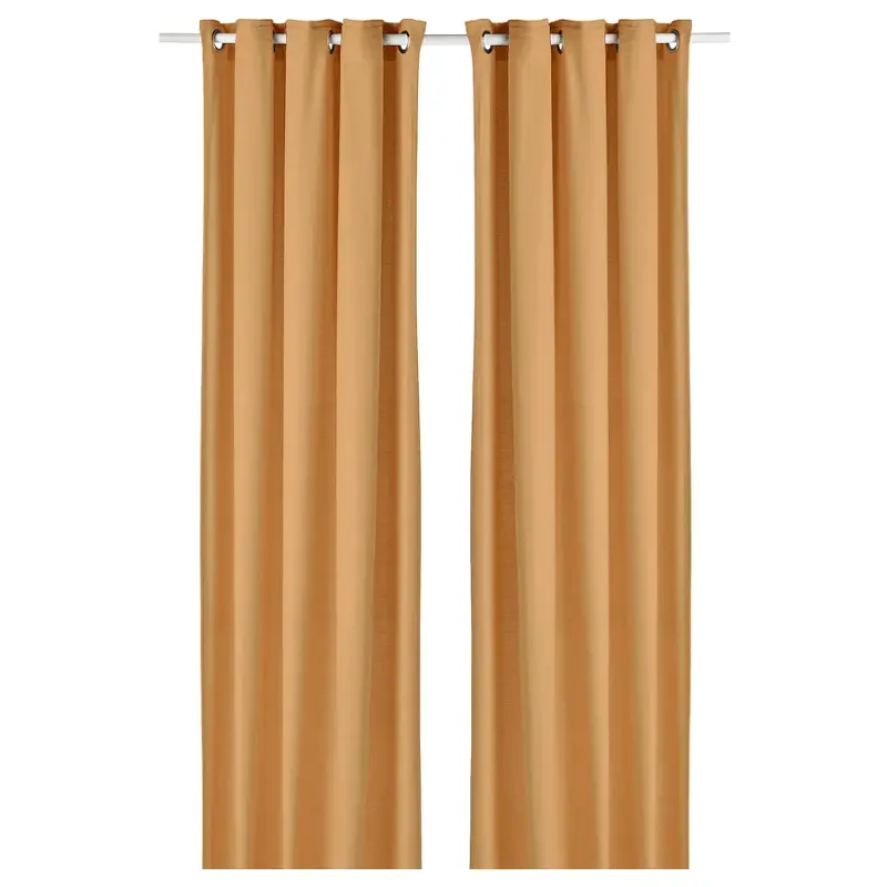 

Шторы Ikea Moalina 2 шт, желтый