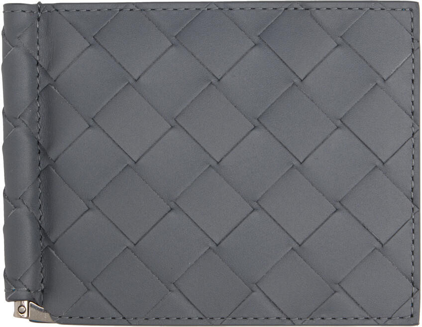

Серый бумажник с клипсой Bill Bottega Veneta