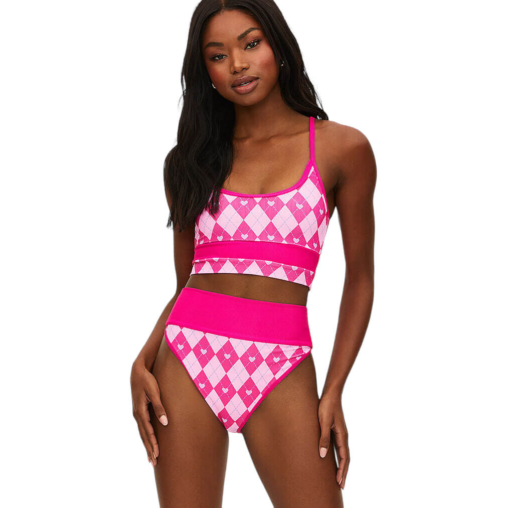 

Лиф Beach Riot Eva Bikini Cross My Heart, розовый