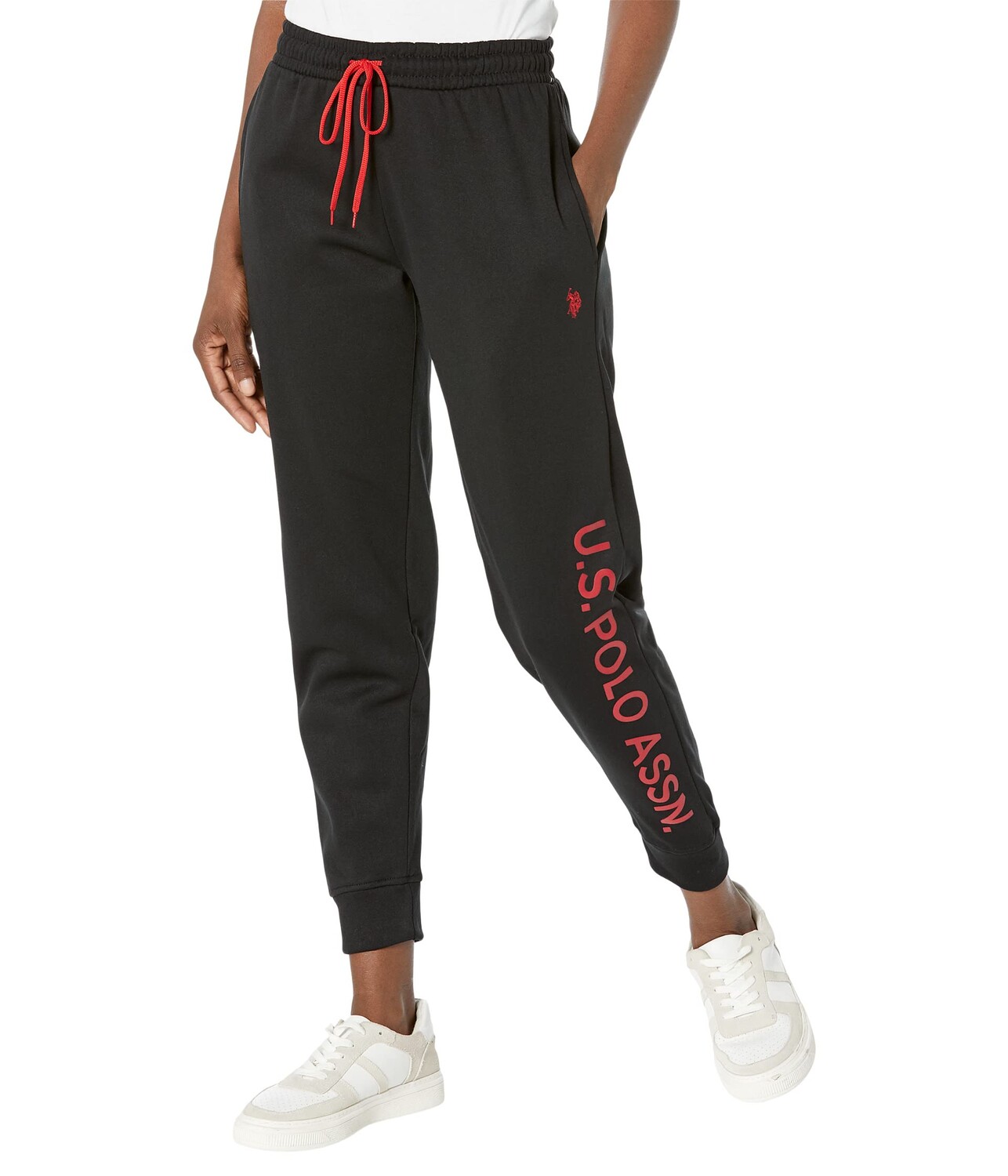 

Брюки U.S. POLO ASSN., USPA Print Joggers, Черный