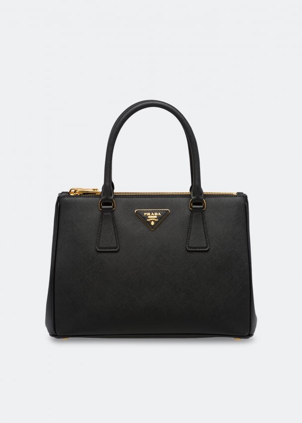 

Сумка-тоут PRADA Galleria medium leather bag, черный