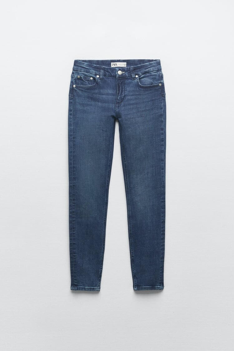 

Джинсы Zara Zw The Contour Skinny, голубой