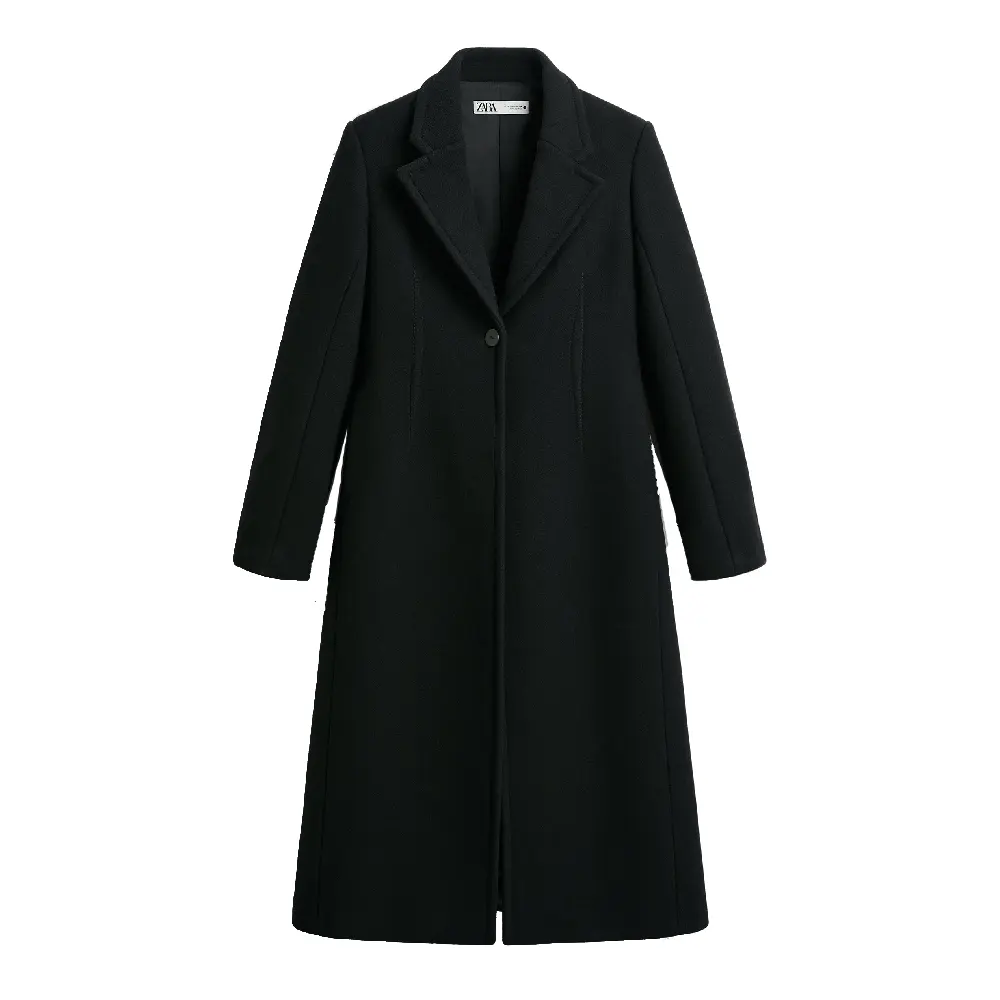 

Пальто Zara X Studio Nicholson Wool Blend, черный