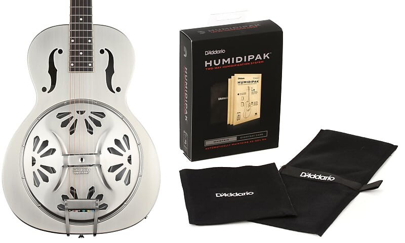 

Резонатор Gretsch G9221 Bobtail Roundneck - стальной корпус, комплект накладки на гриф Padauk с увлажнителем D'Addario, поддерживающим автоматическую систему контроля влажности Gretsch + D'Addario 2716015000=1 PW-HPK-01=1