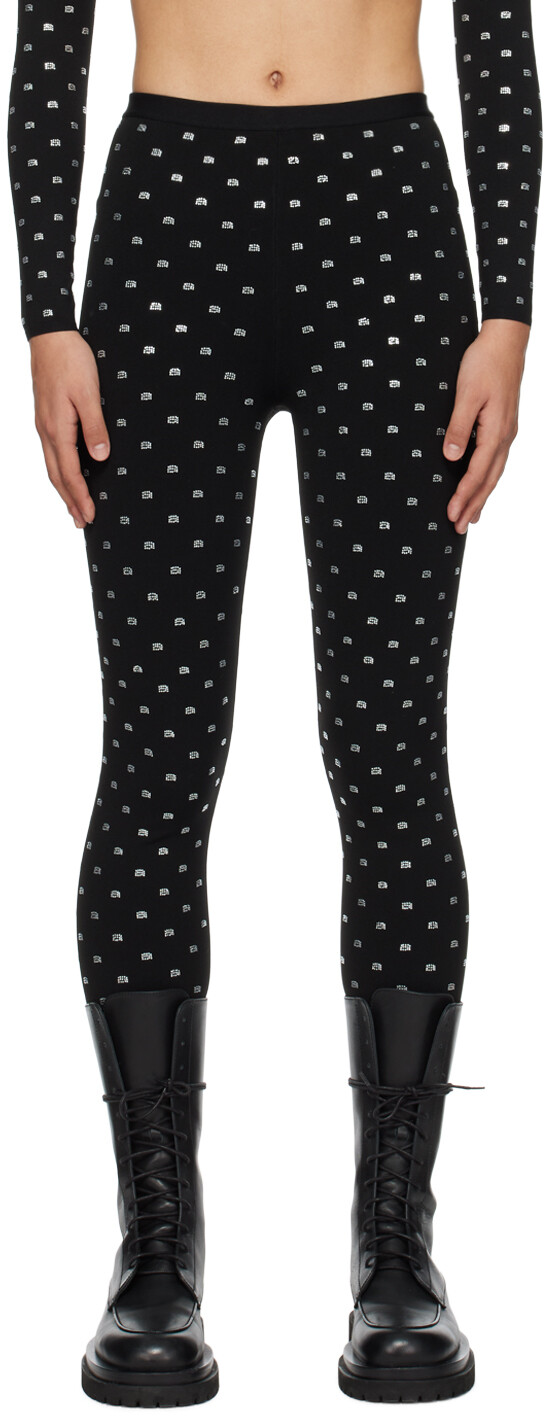 

Черные леггинсы Hotfix Alexander Wang