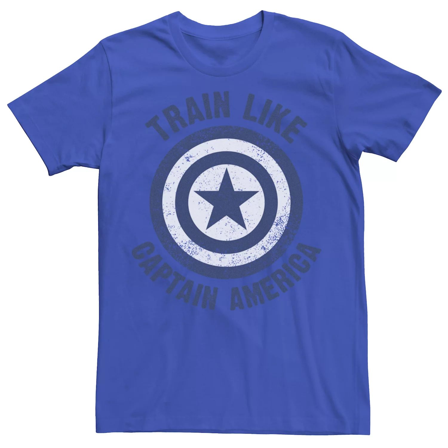 Мужская футболка с изображением значка Капитана Америки Marvel