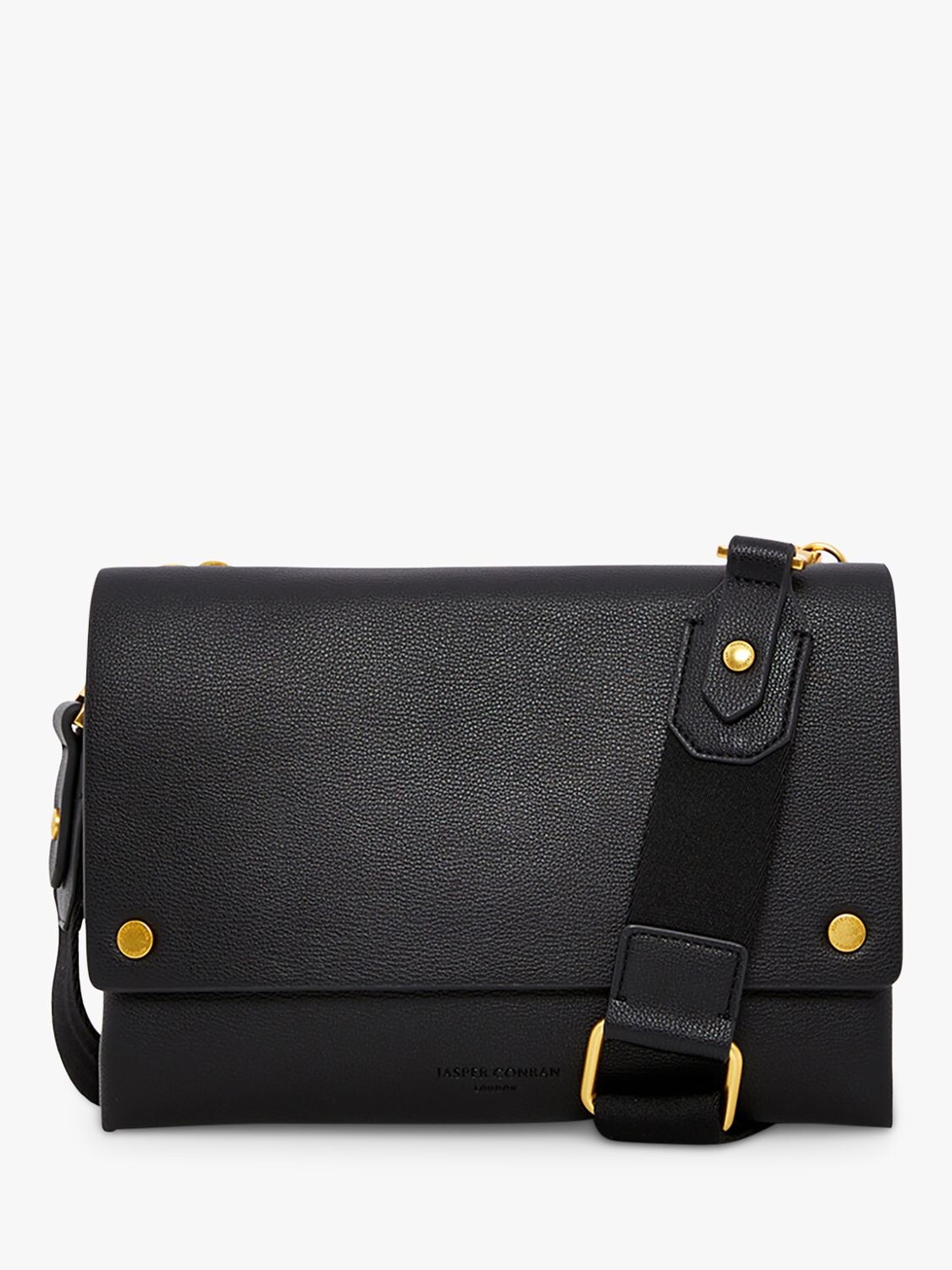 

Сумка через плечо с клапаном Jasper Conran Dahlia, 3 секции, черная