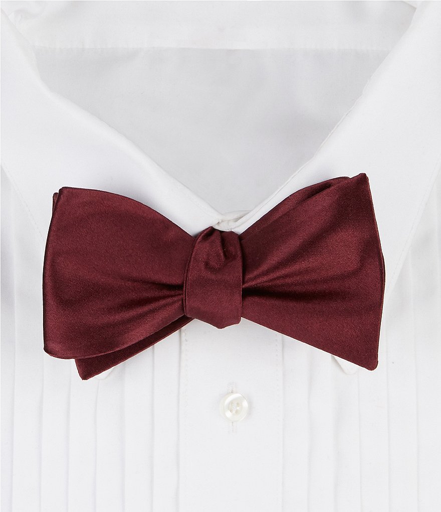 Классический шелковый галстук-бабочка Cremieux, красный