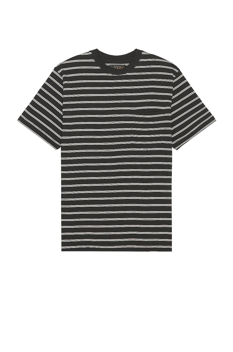 

Футболка Beams Plus Multi Stripe Pocket, цвет Cool Grey