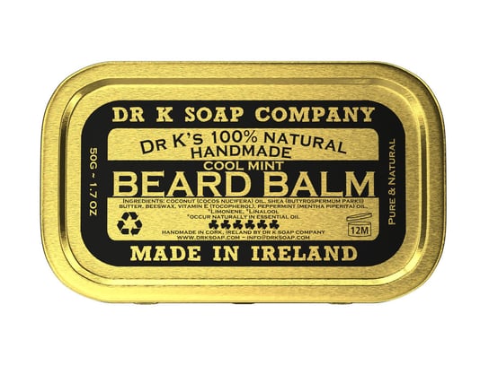 Мыло Dr K, мята перечная, бальзам для бороды, 50 г, Dr K Soap Company цена и фото