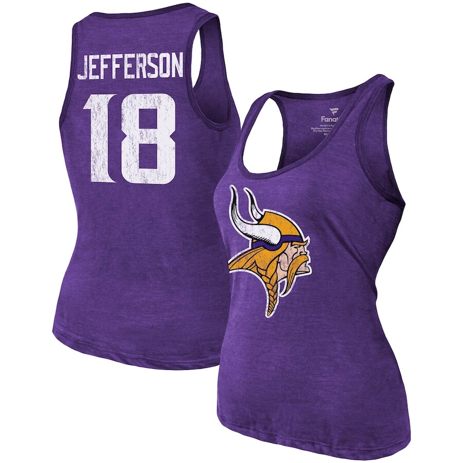 

Топ Majestic Threads Minnesota Vikings, фиолетовый