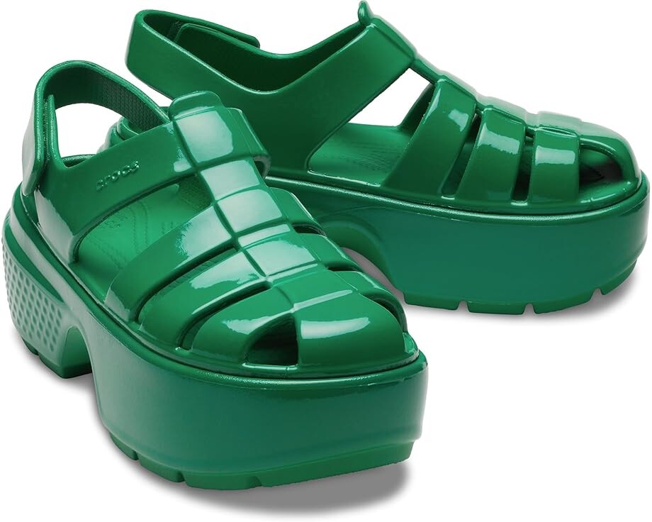 

Сандалии Crocs Stomp Fisherman Sandal, цвет Green Ivy