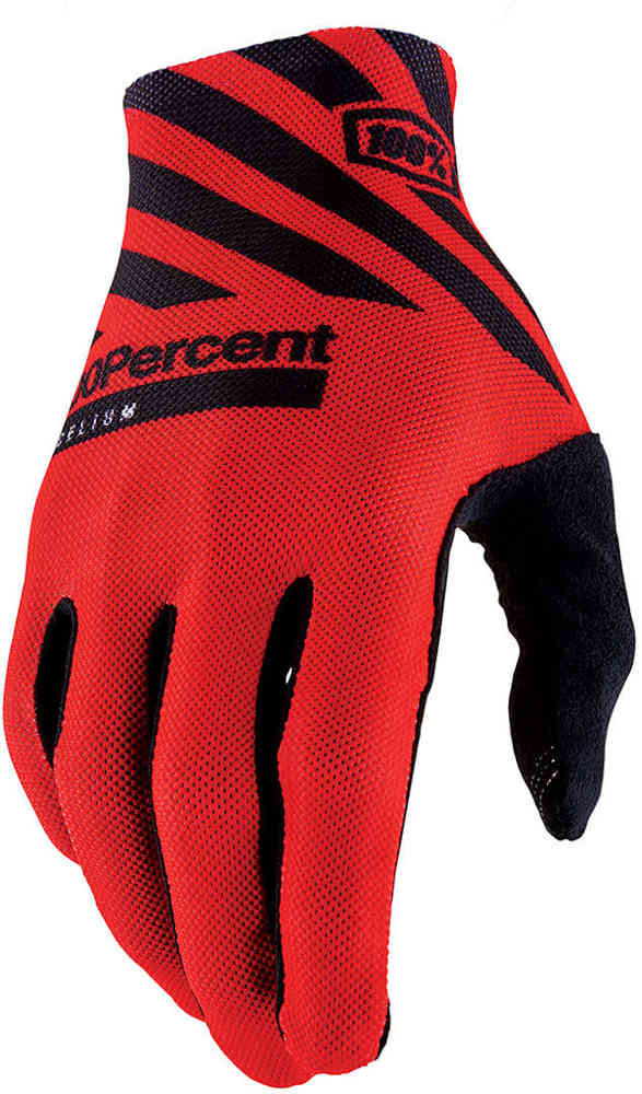 100% Celium Велосипедные перчатки, красный/черный цена и фото