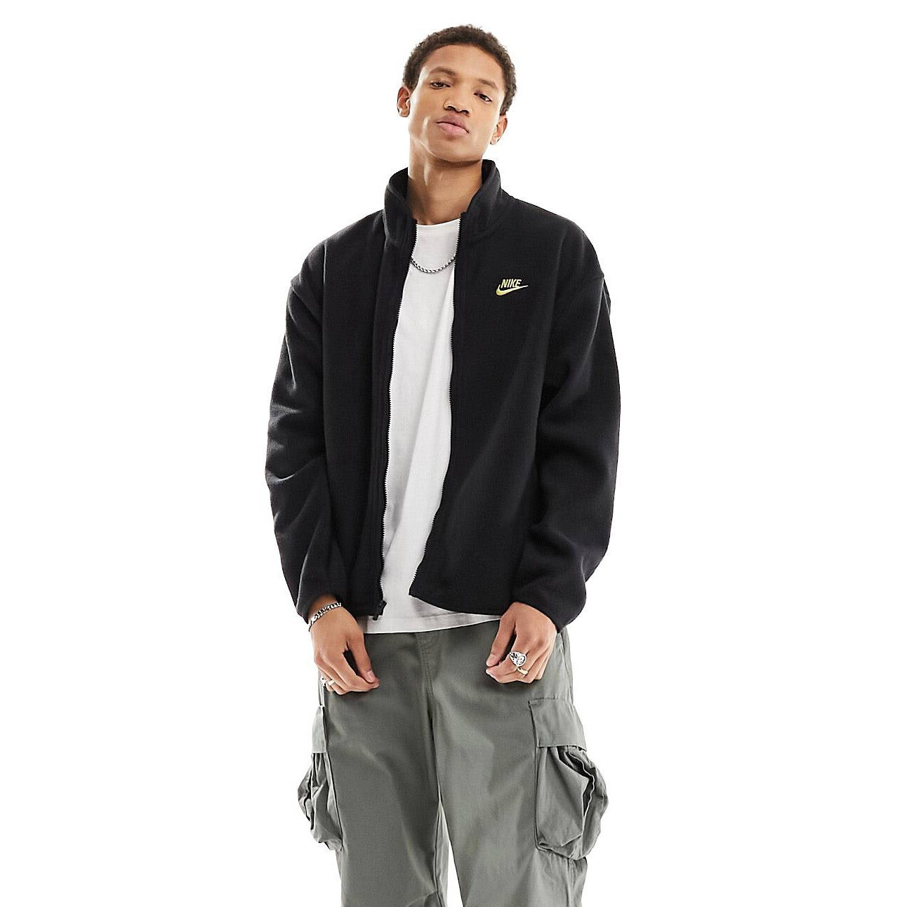 

Толстовка Nike Club Fleece Zip Thru, черный