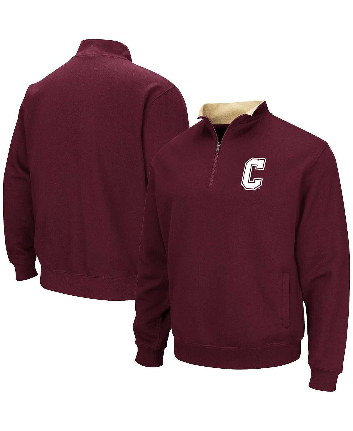 

Мужская толстовка maroon charleston cougars tortugas с молнией на четверть Colosseum