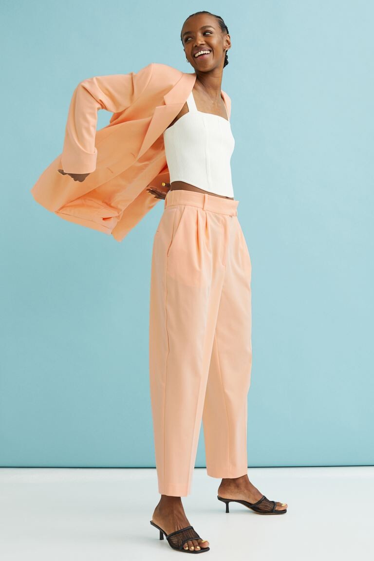 

Брюки до щиколотки H&M, абрикос, Оранжевый