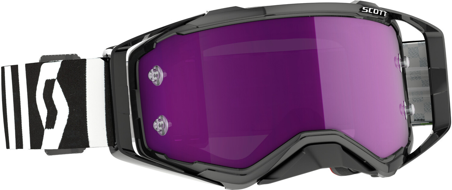 

Очки Scott Prospect Chrome Racing для мотокросса, черный/белый