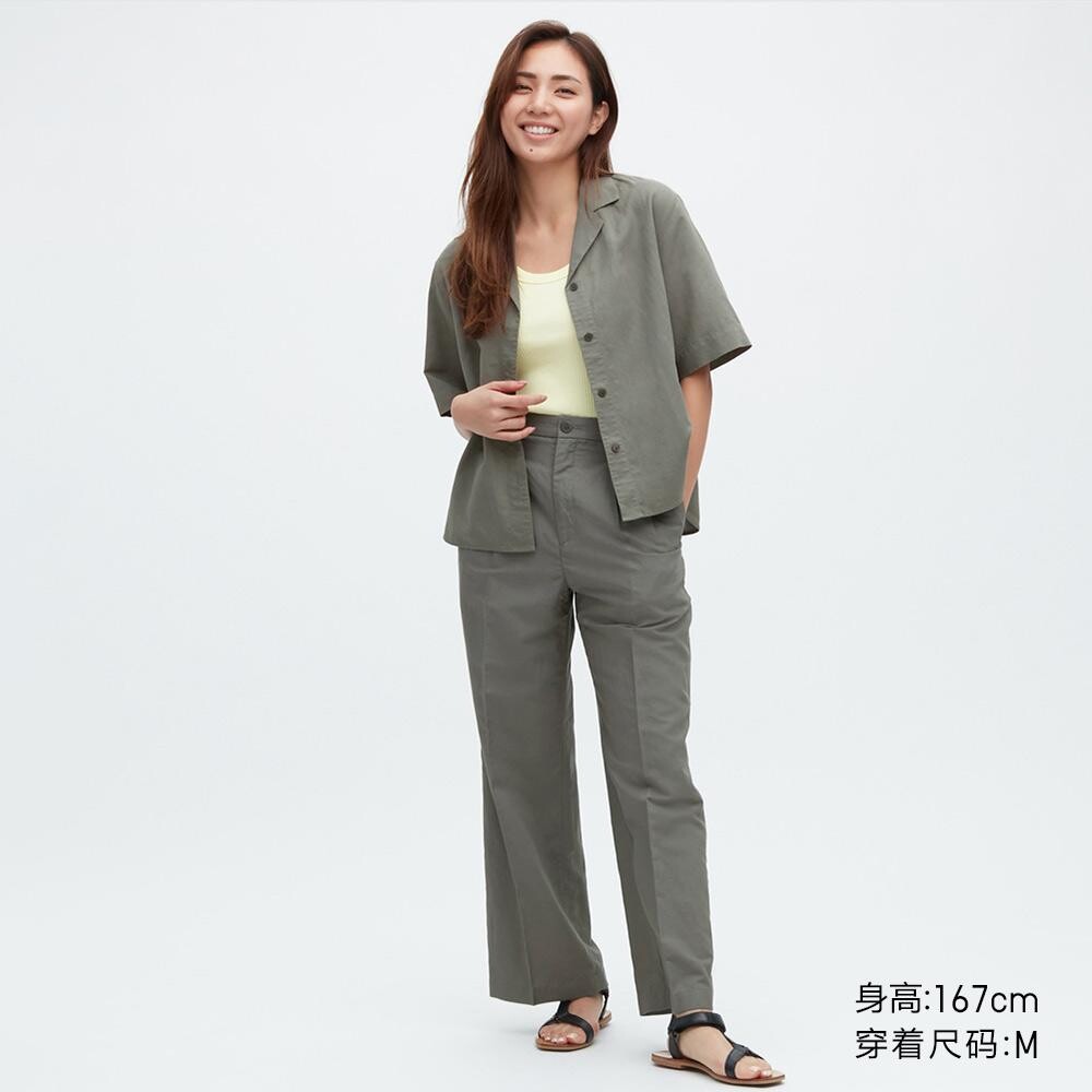 

Брюки Uniqlo, оливковый