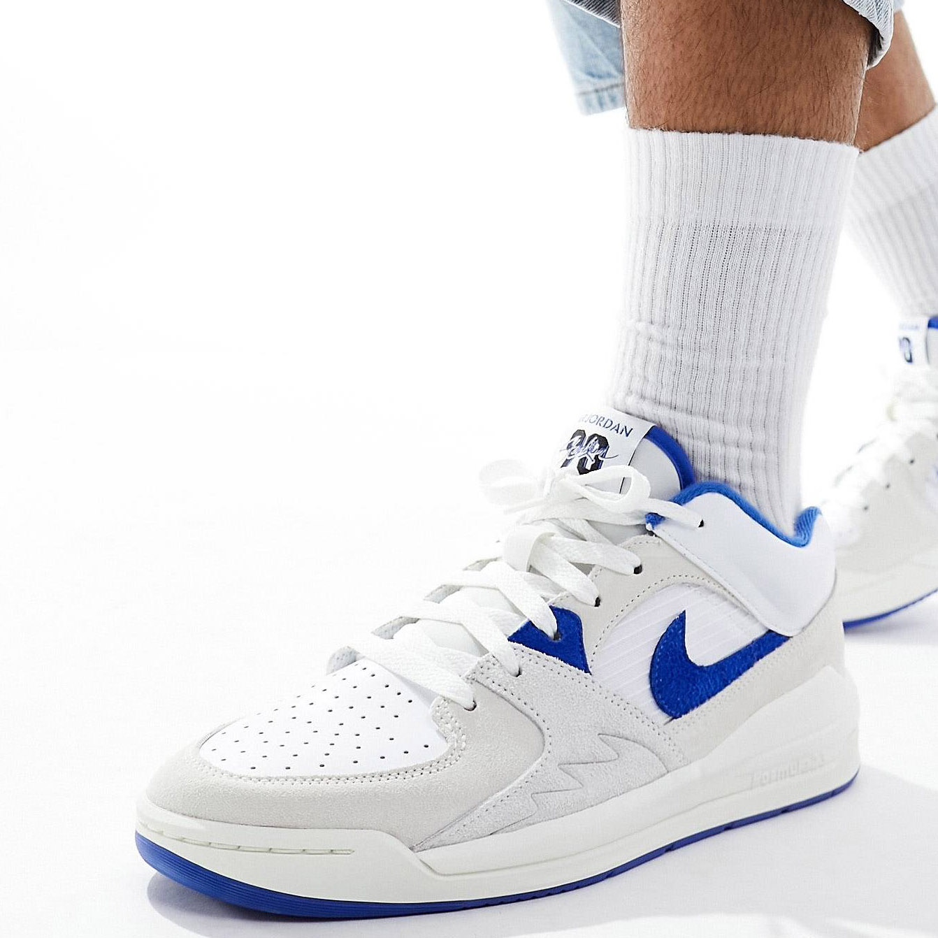 Кроссовки Nike Jordan Stadium 90, белый/синий