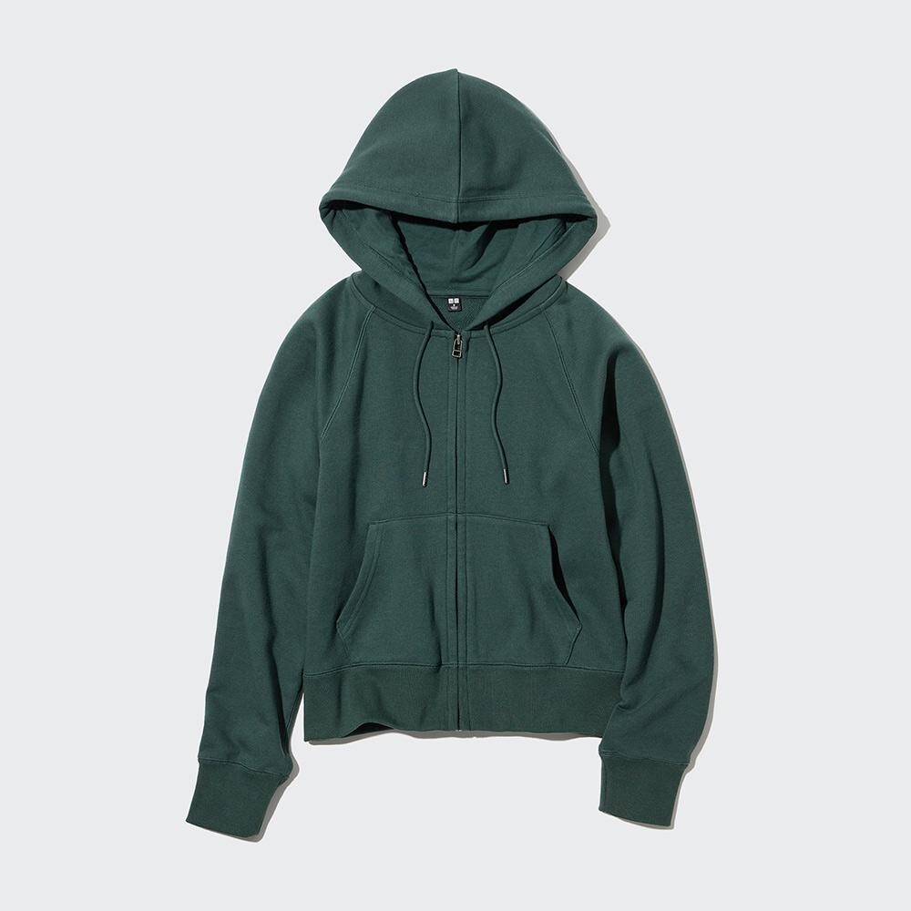 

Толстовка с капюшоном Uniqlo, темно-зеленый