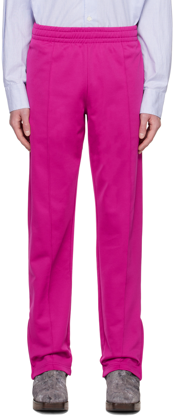 Розовые брюки для отдыха с нашивками Acne Studios черные шорты с нашивками acne studios