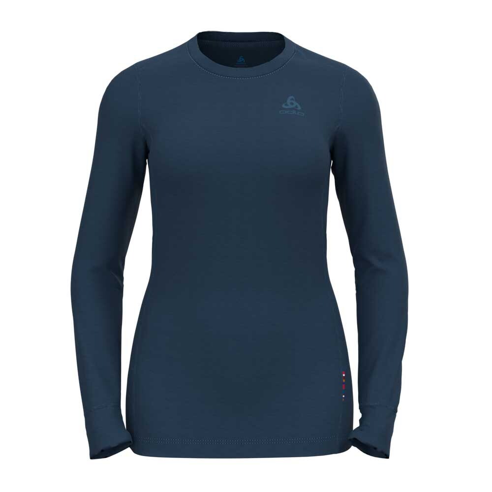

Базовый слой с длинным рукавом Odlo Merino 200, синий