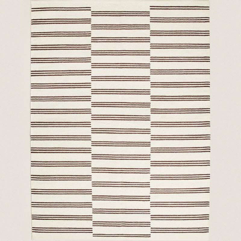 

Ковер Zara Home Striped Wool Blend 150X200, белый
