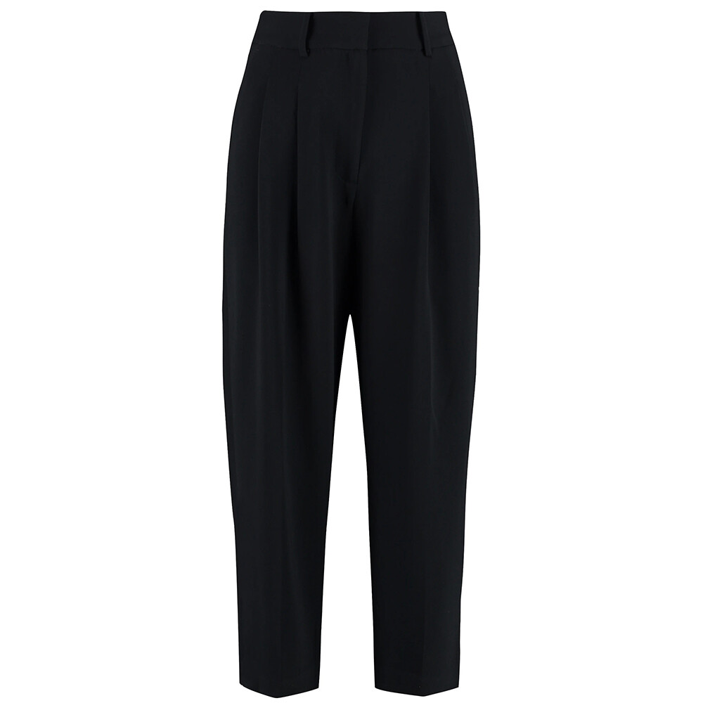 

Брюки Michael Kors High-waisted Cropped, черный