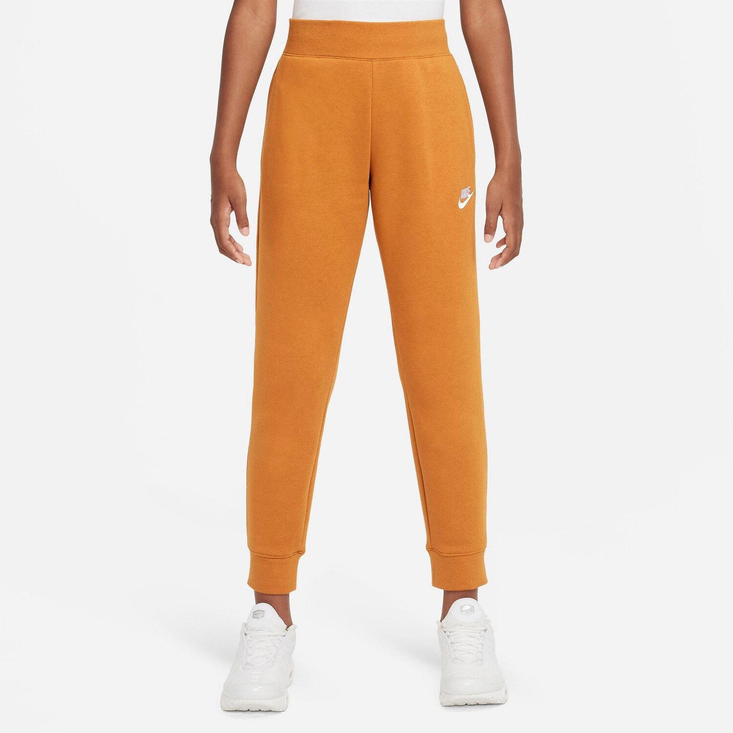 

Флисовые брюки-джоггеры Nike Sportswear Club для девочек, апельсин