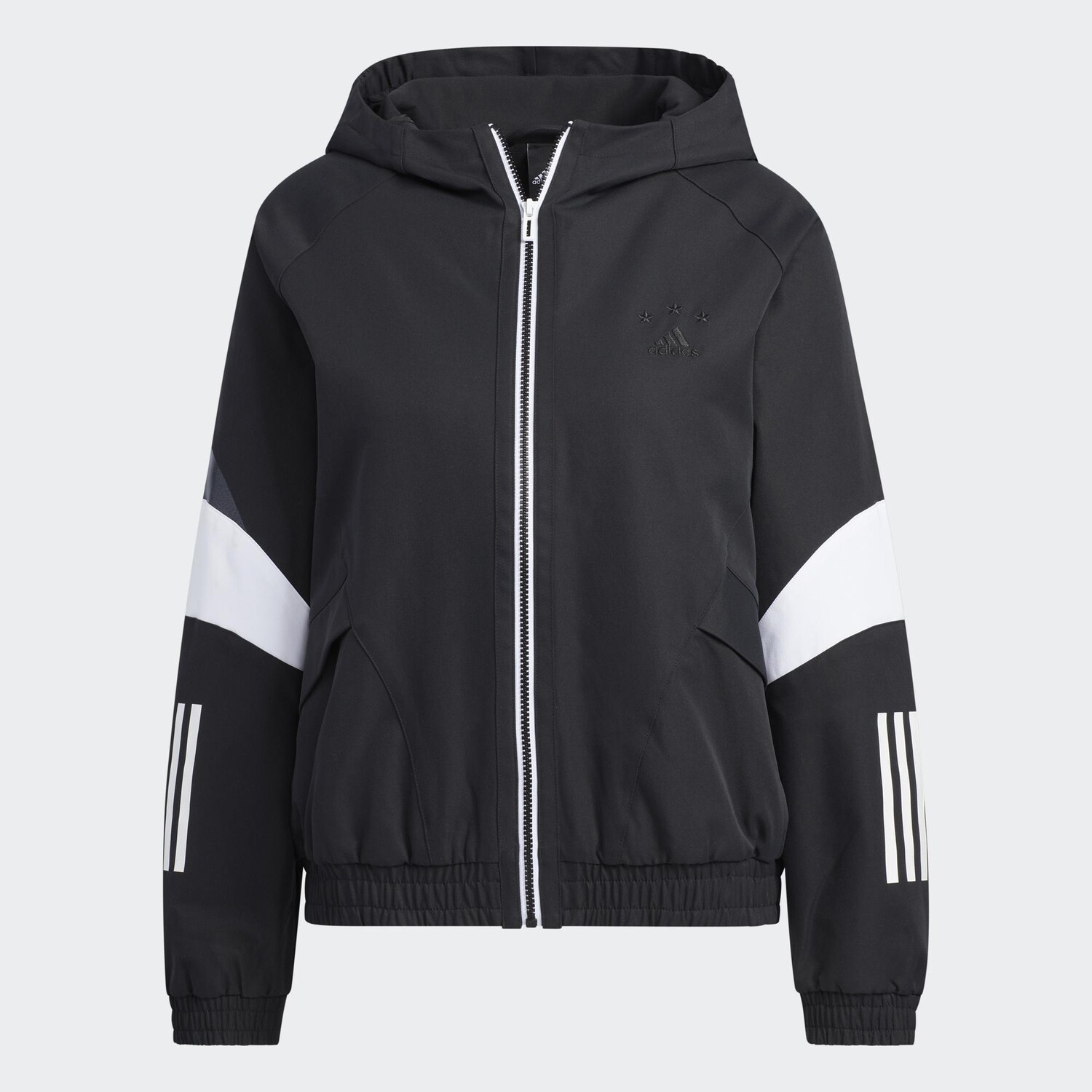 

Куртка Adidas Professional Sports Training Hooded, черный/белый