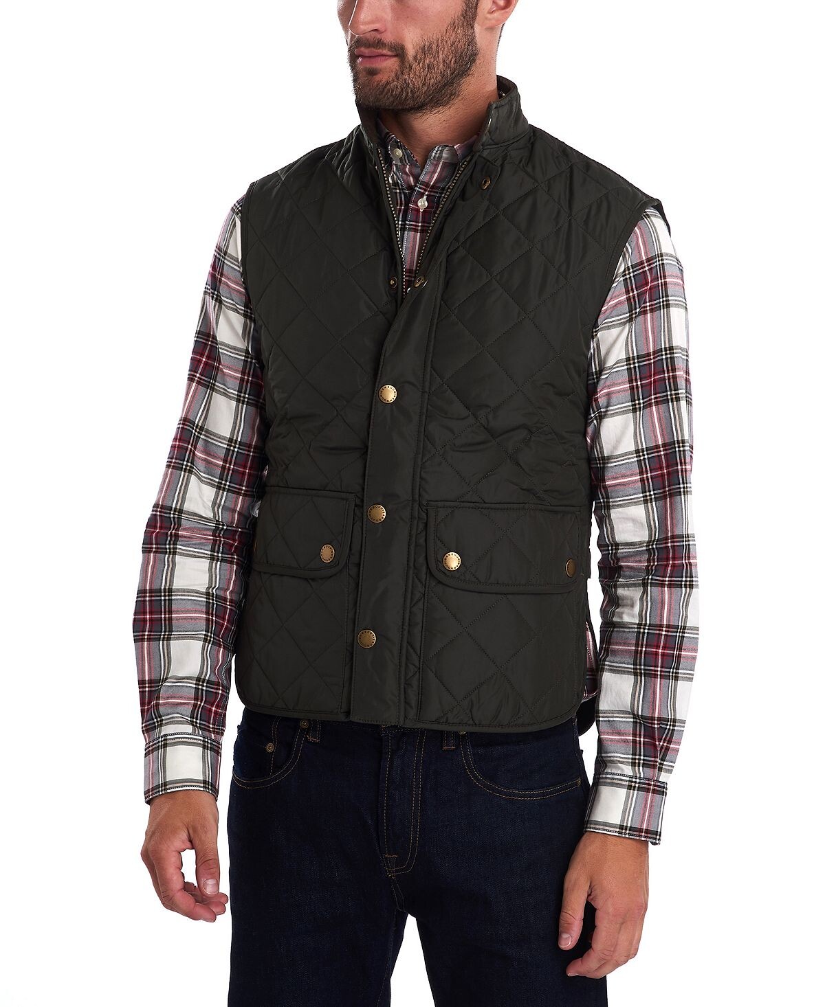 

Мужской стеганый жилет lowerdale Barbour, мульти, Черный