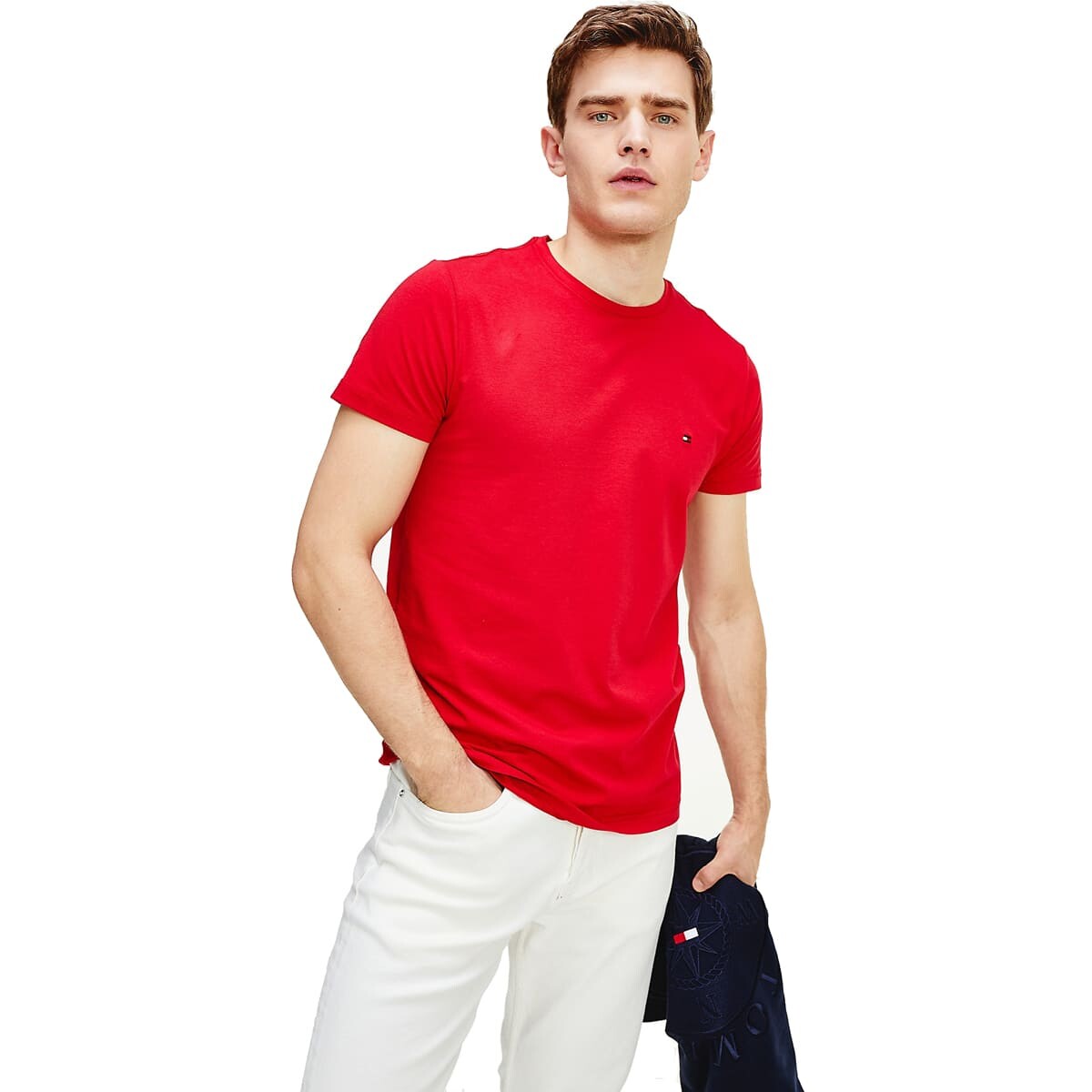 

Футболка Tommy Hilfiger Slim Fit, красный