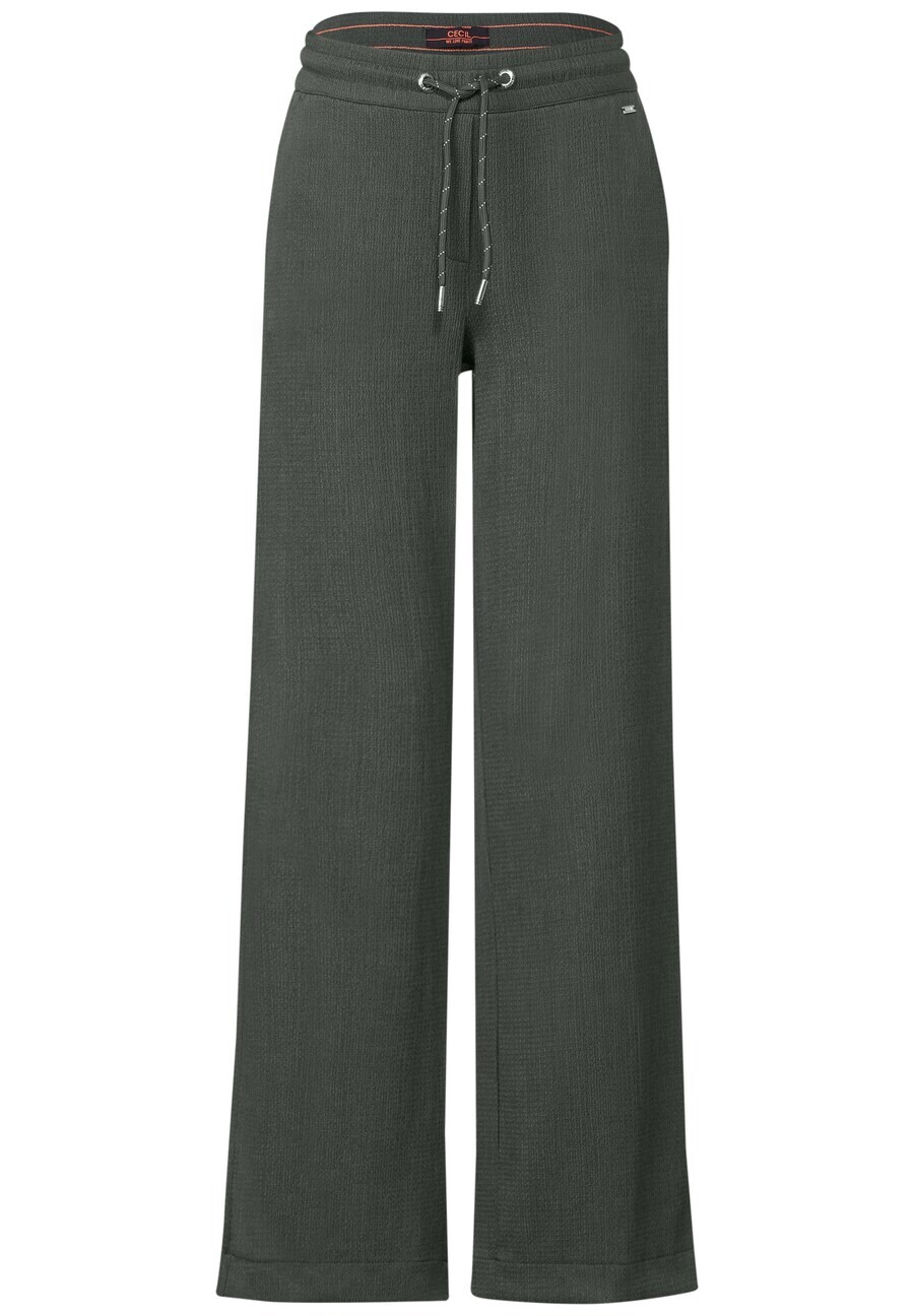

Брюки CECIL Wide leg Pants, темно-зеленый