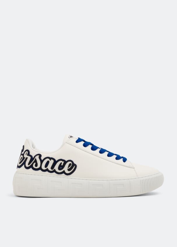 

Кроссовки VERSACE La Greca Varsity sneakers, белый