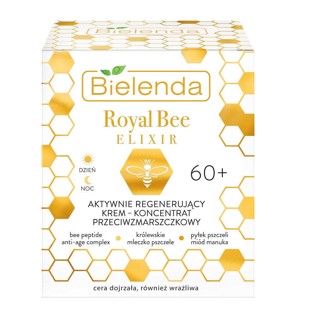 

Bielenda Royal Bee Elixir 60+ Активно регенерирующий дневной и ночной крем-концентрат против морщин 50мл