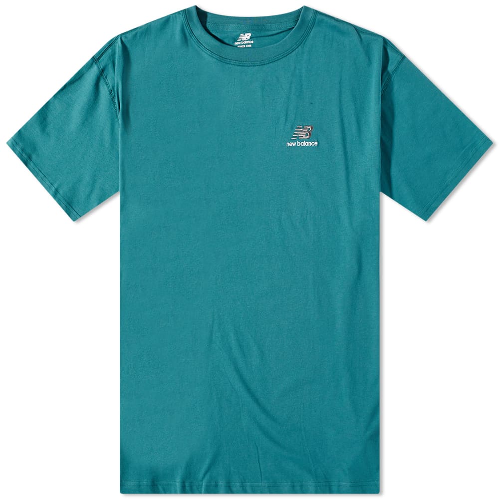 

Футболка New Balance Uni-ssentials, бирюзовый, Синий