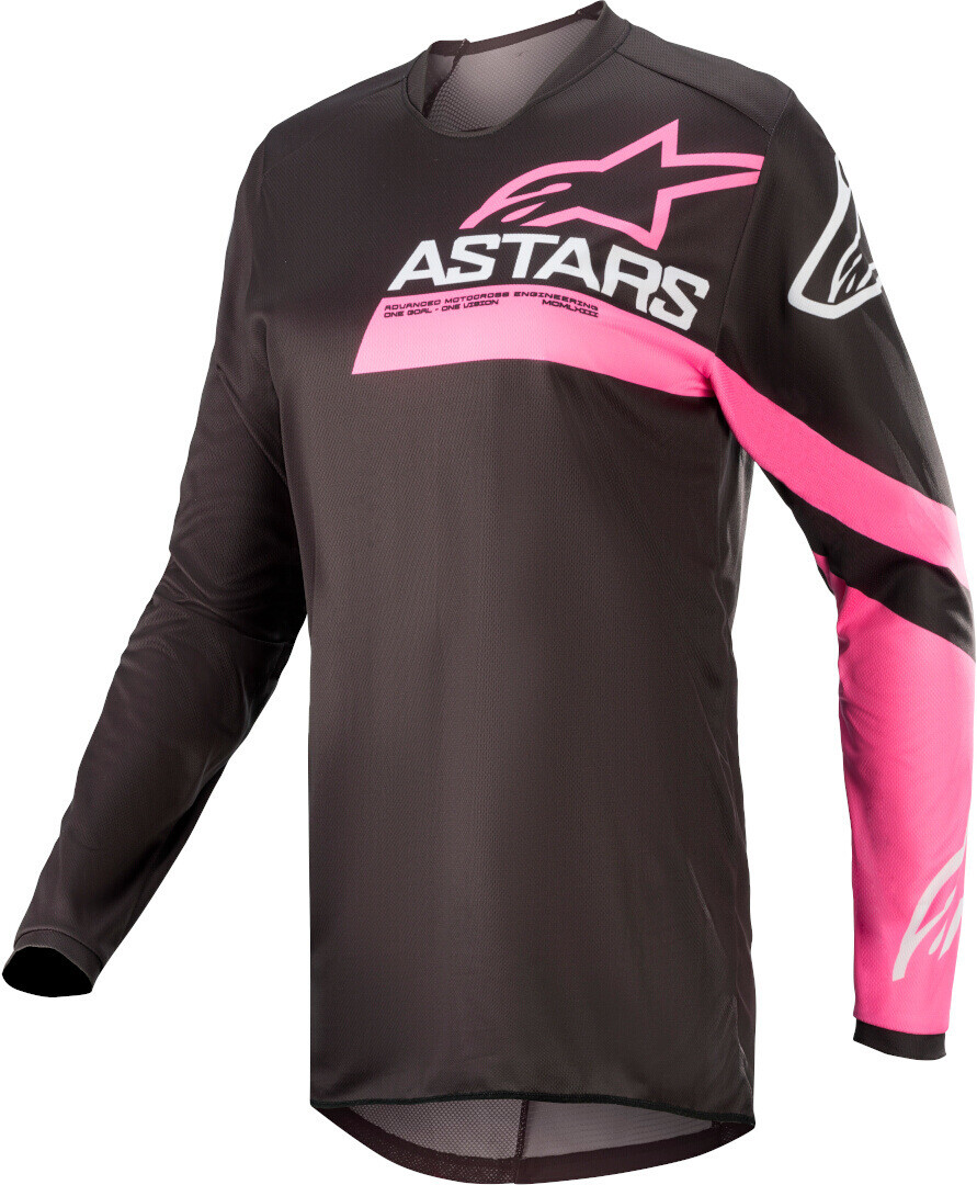 

Женский джерси Alpinestars Stella Fluid, черный/розовый