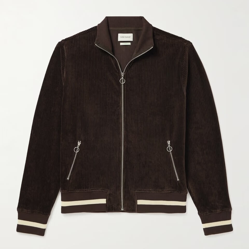 

Куртка Oliver Spencer Calstock Organic Cotton-Blend, коричневый
