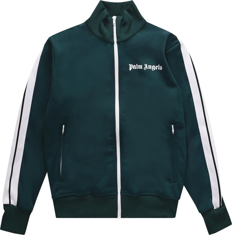 

Куртка Palm Angels Classic Track Jacket 'Green/White', зеленый
