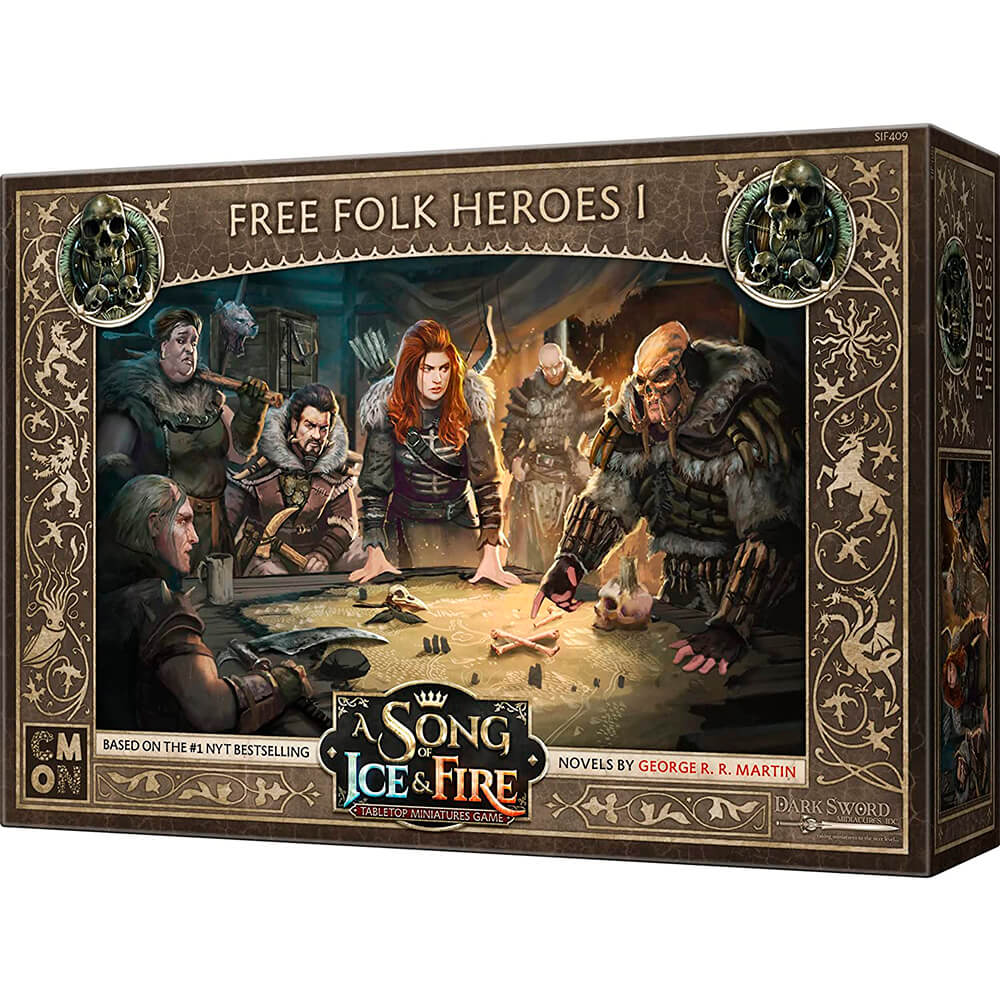 Дополнительный набор к CMON A Song of Ice and Fire Tabletop Miniatures Game, Freefolk Heroes I миниатюры cmon a song of ice