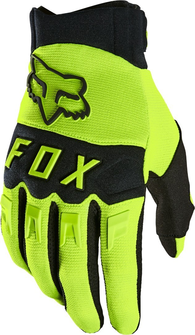 Перчатки FOX Dirtpaw для мотокросса, желтый/черный перчатки для мотокросса dirtpaw 2023 fox неоново желтый