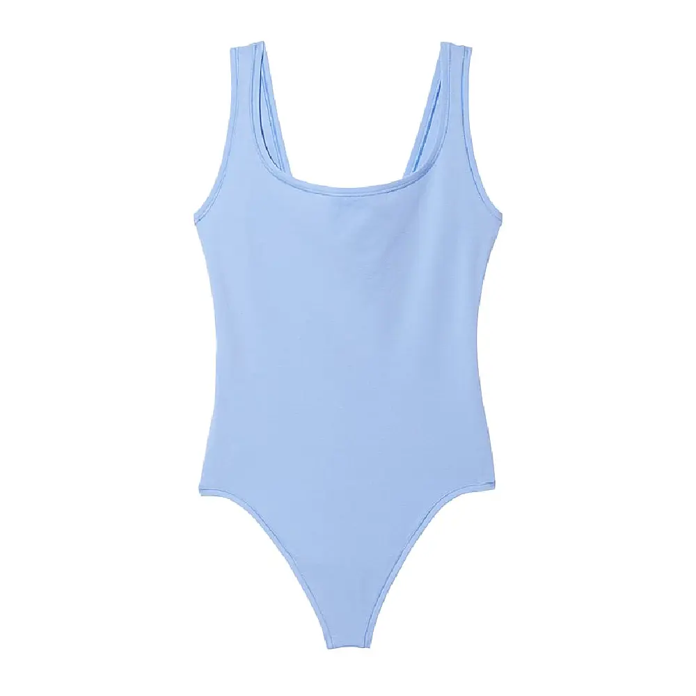

Боди Victoria's Secret Pink Base Cotton, голубой