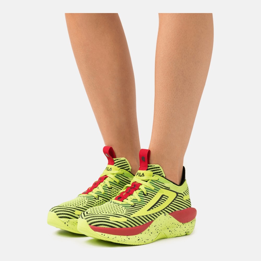 

Кроссовки Fila Shocket , acid lime/true red