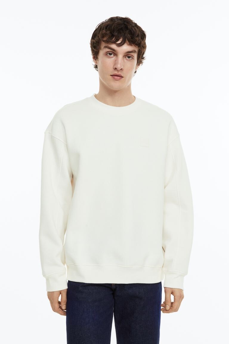 

Толстовка свободного кроя H&M, белый