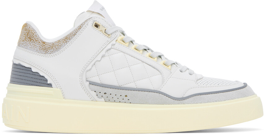 

Белые кроссовки B-Court Balmain