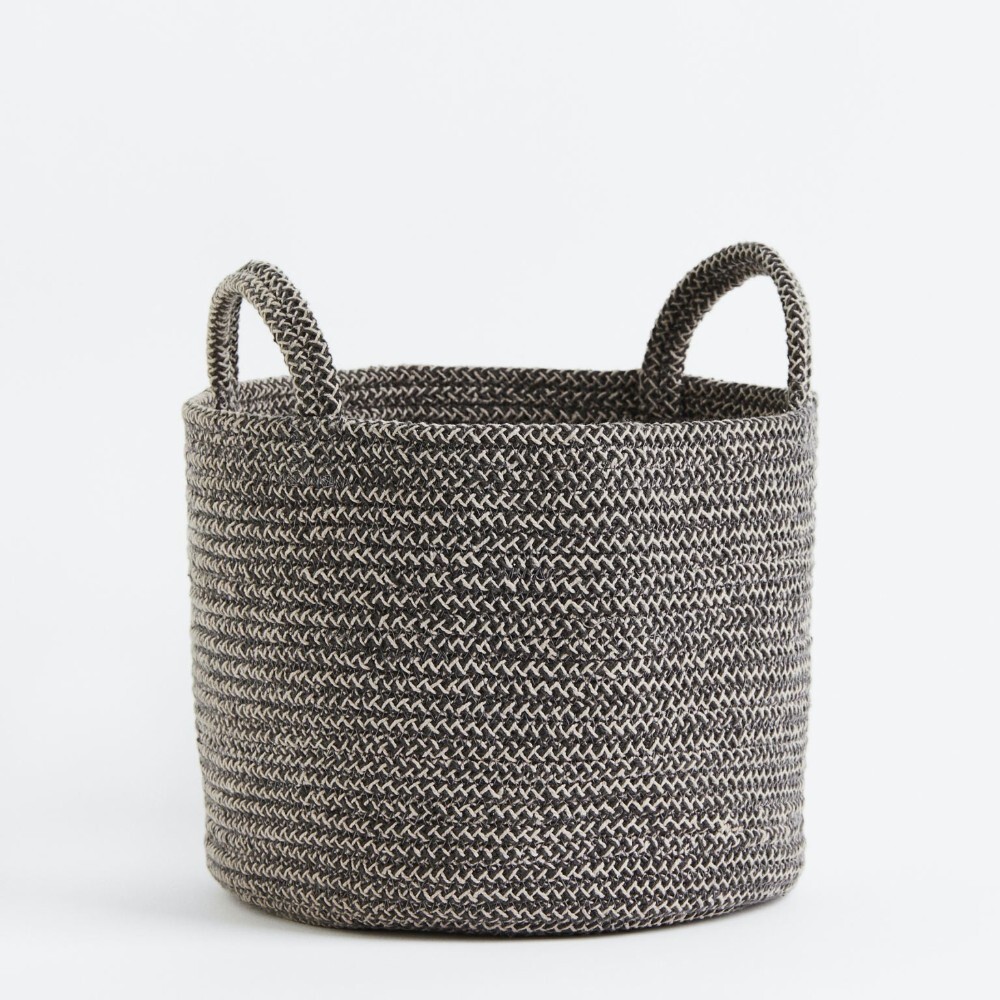 

Корзина для хранения H&M Home Cotton, светло-серый