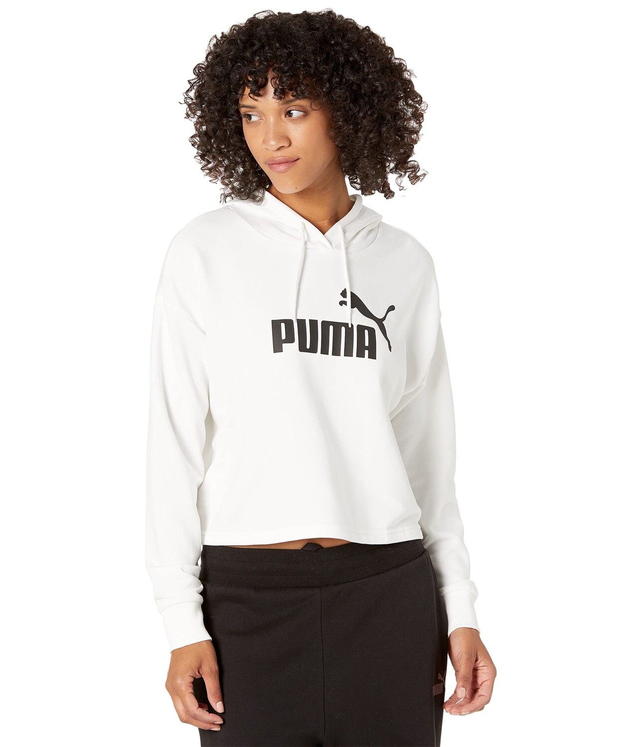 

Худи PUMA, Essentials Cropped Logo Hoodie Terry Fleece