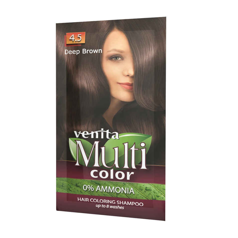 

Venita Оттеночный шампунь MultiColor 4.5 Темно-коричневый 40г