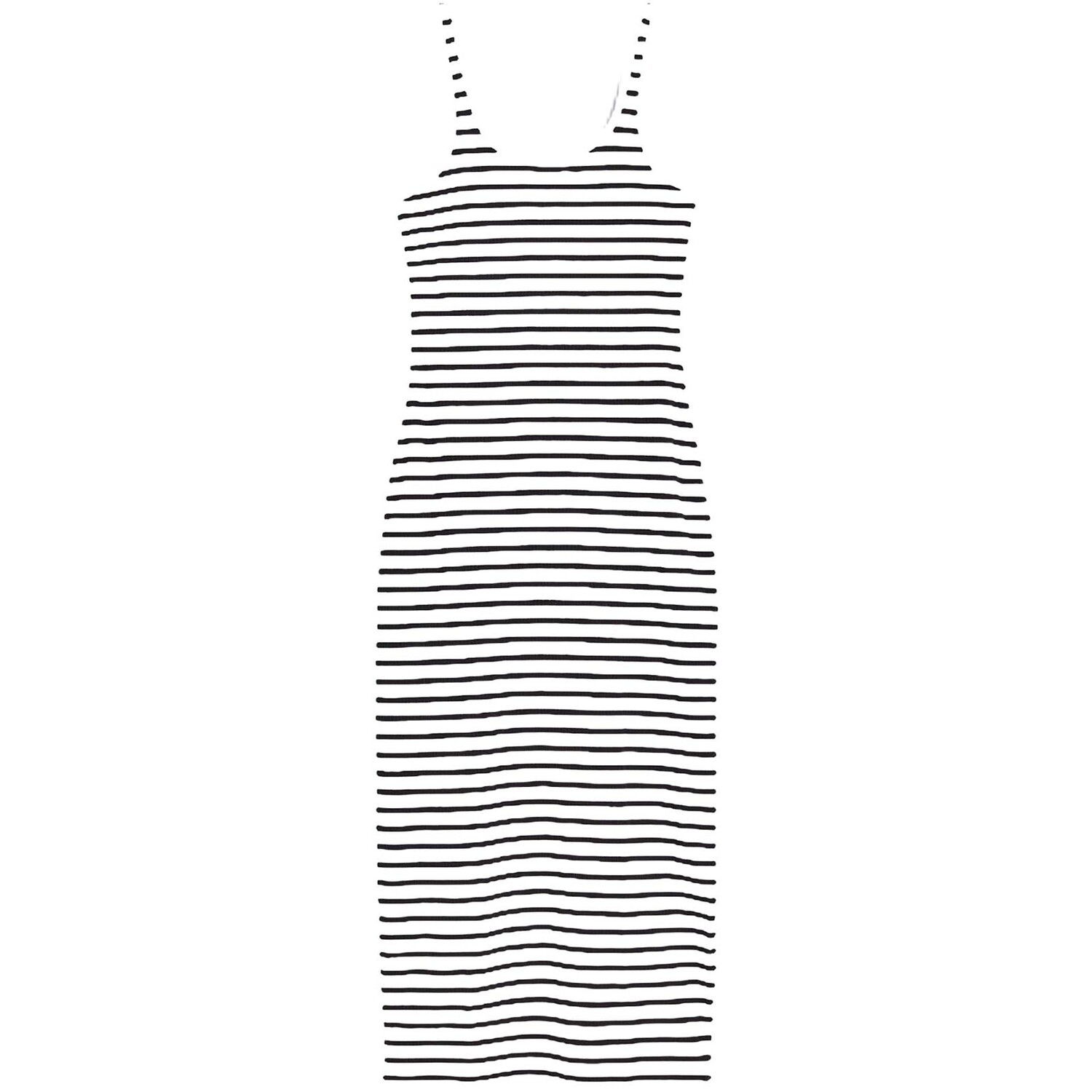 

Платье H&M Striped Ribbed Bodycon, белый