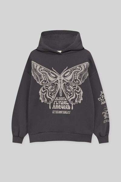 

Толстовка с капюшоном и бабочкой PULL&BEAR